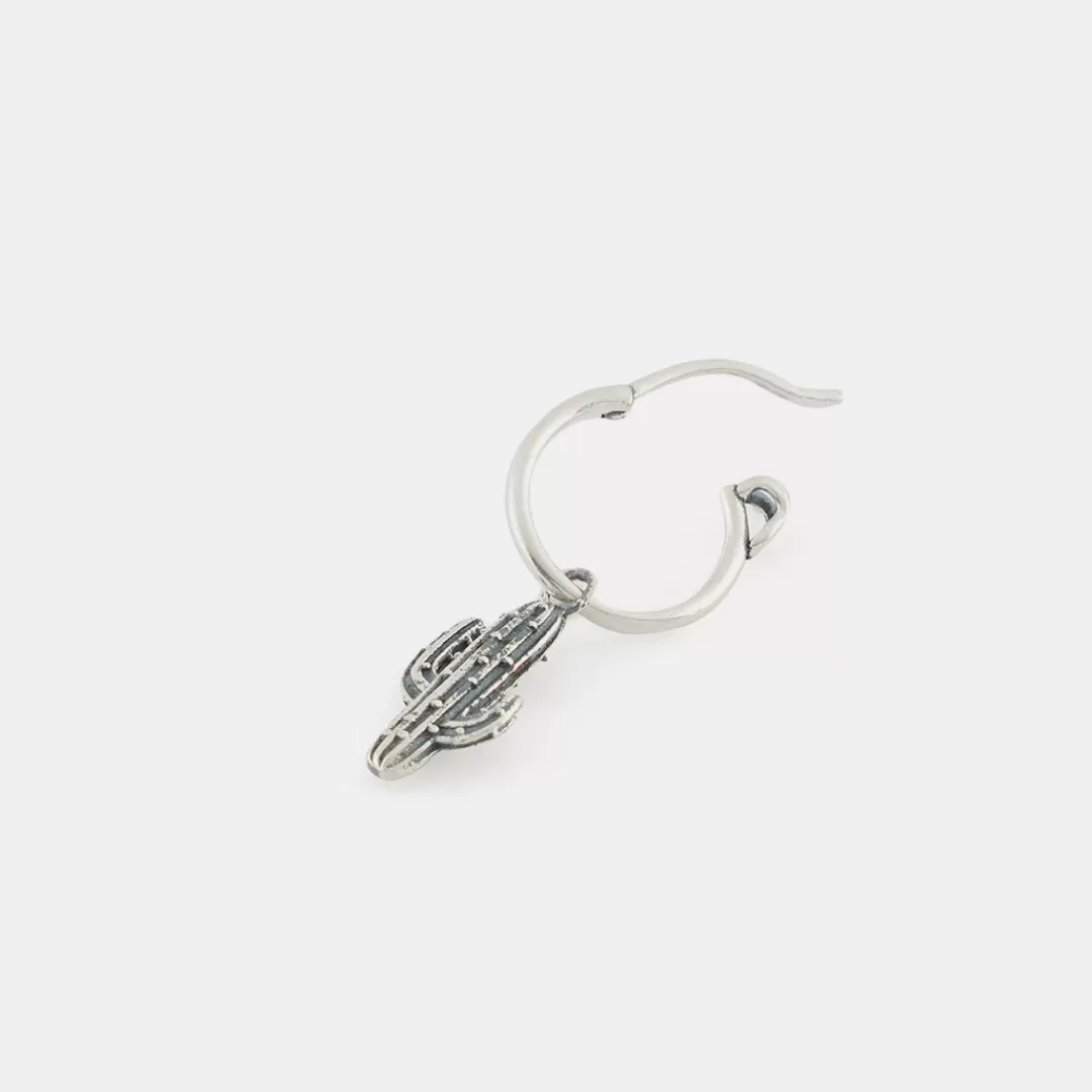 Serge DeNimes Silver Earrings<Cactus Earring