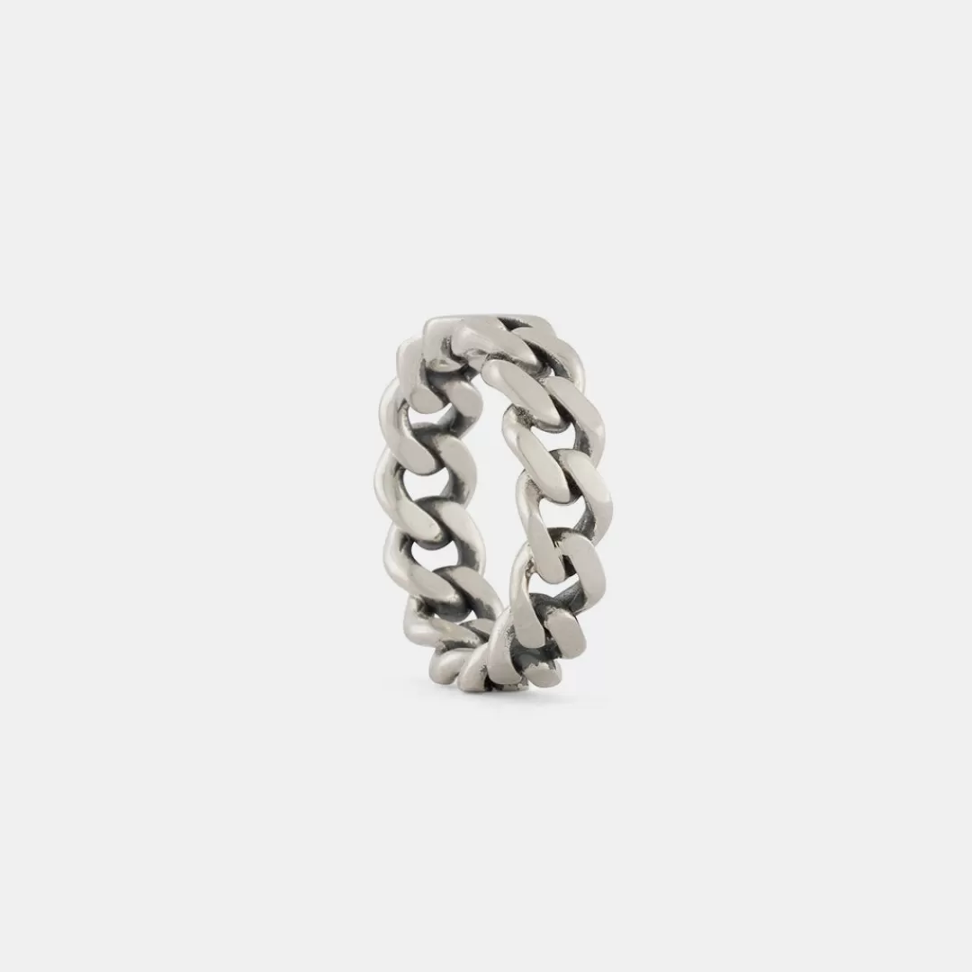 Serge DeNimes Silver Rings<Cuban Link Ring
