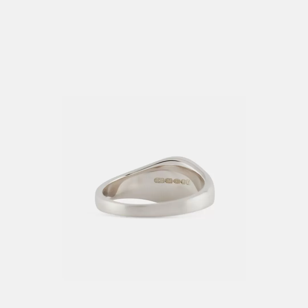 Serge DeNimes Silver Rings<Diamond Signet Ring