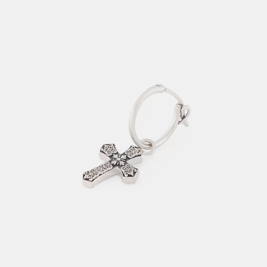Serge DeNimes Pendant Earrings | Silver Earrings<Gothic Cross Earring