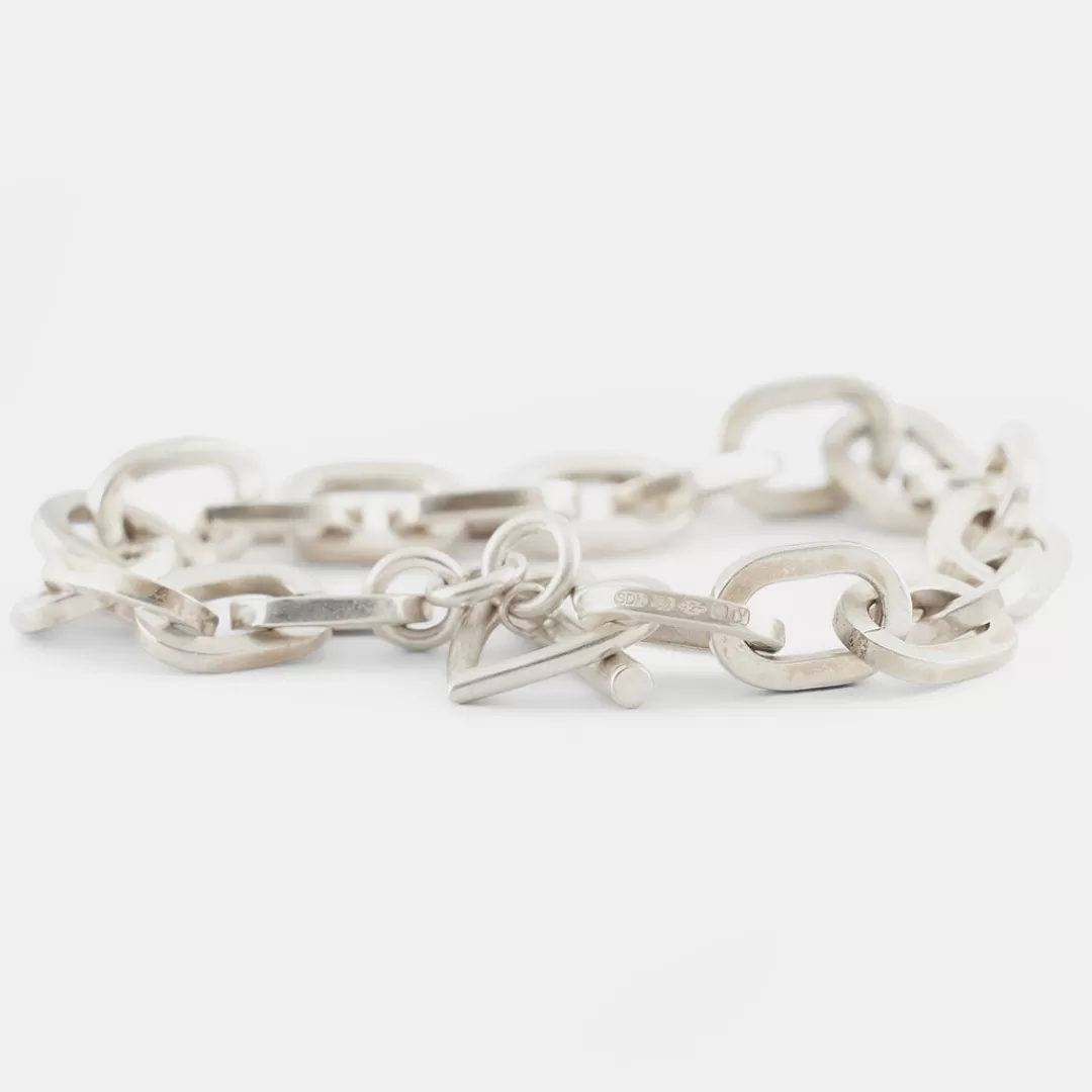 Serge DeNimes Silver Bracelets<Heart T-Bar Bracelet
