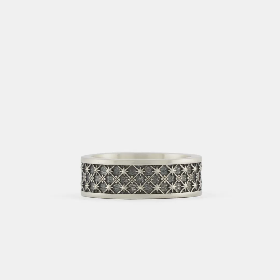 Serge DeNimes Silver Rings<Jacquard Ring