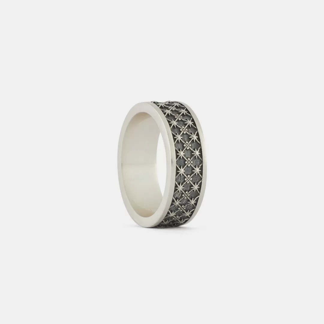 Serge DeNimes Silver Rings<Jacquard Ring