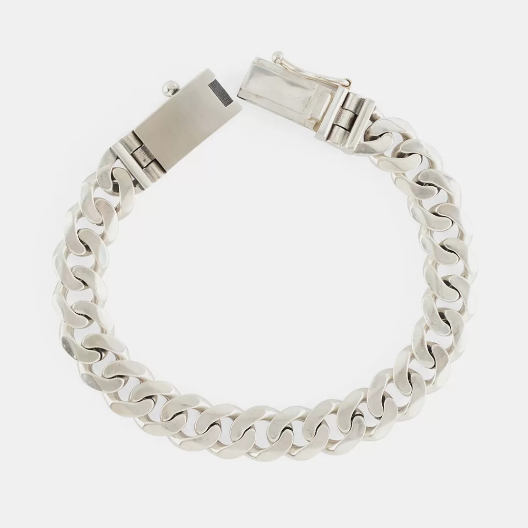 Serge DeNimes Silver Bracelets<10mm Curb Bracelet