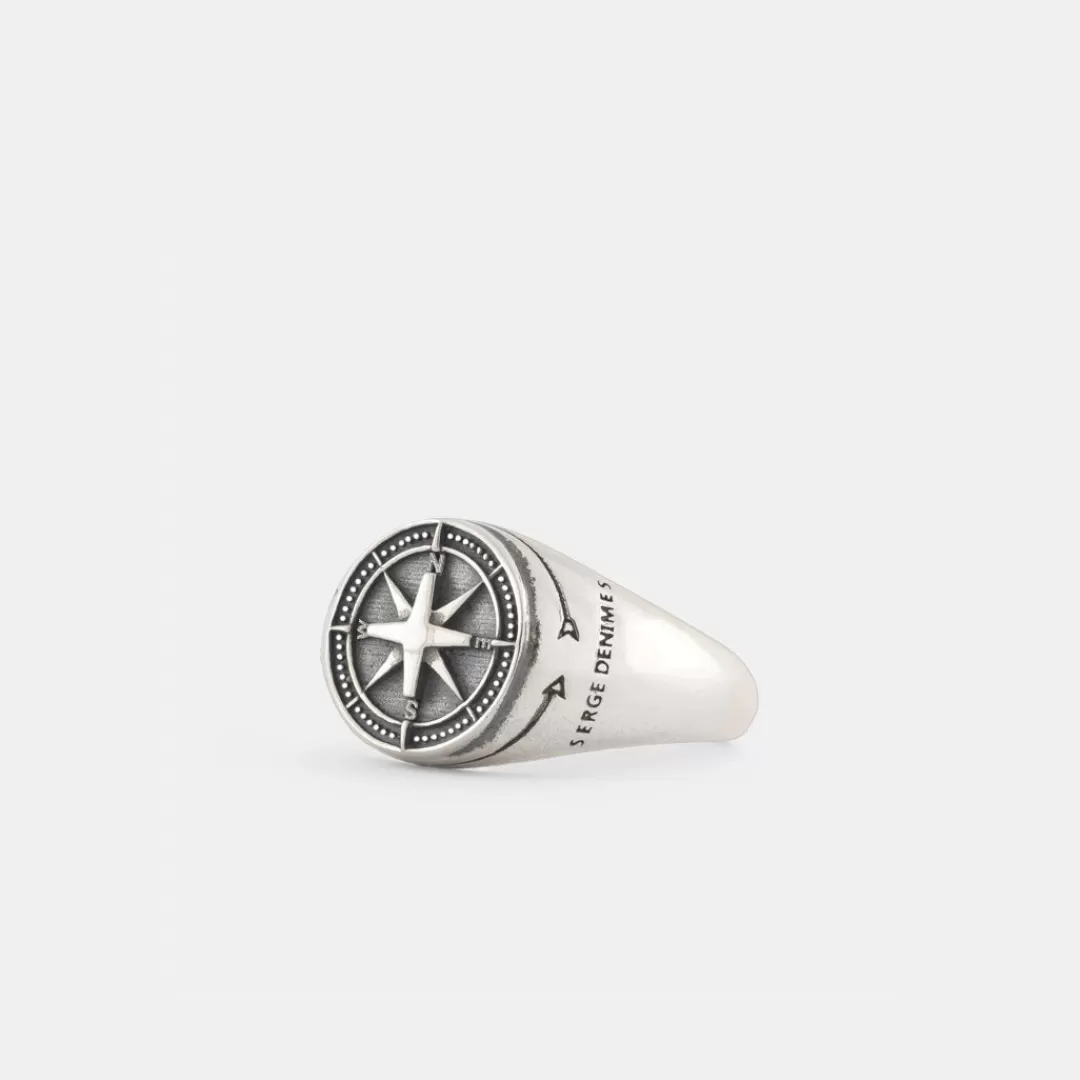 Serge DeNimes Silver Rings<Napoleon Ring