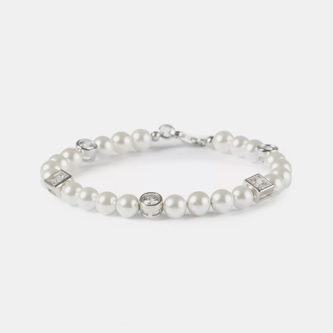 Serge DeNimes Silver Bracelets<Regal Pearl Bracelet