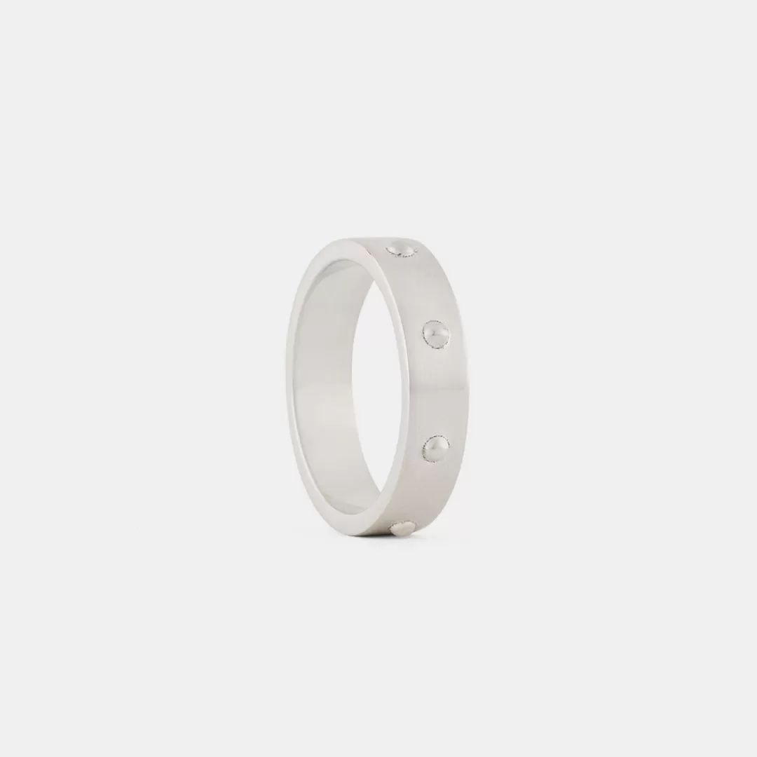 Serge DeNimes Silver Rings<Rivet Ring