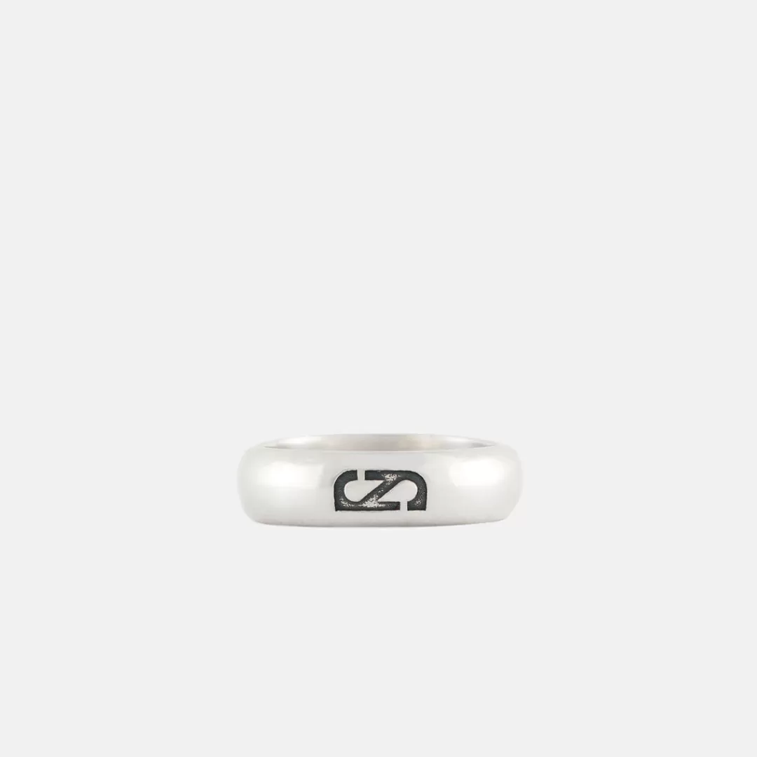 Serge DeNimes Silver Rings<Trademark Band Ring